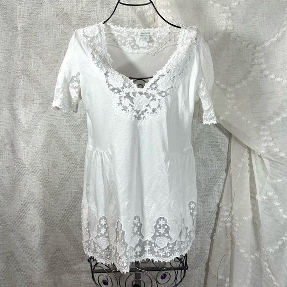 Sundance white eyelet blouse size S - Picture 1 of 5